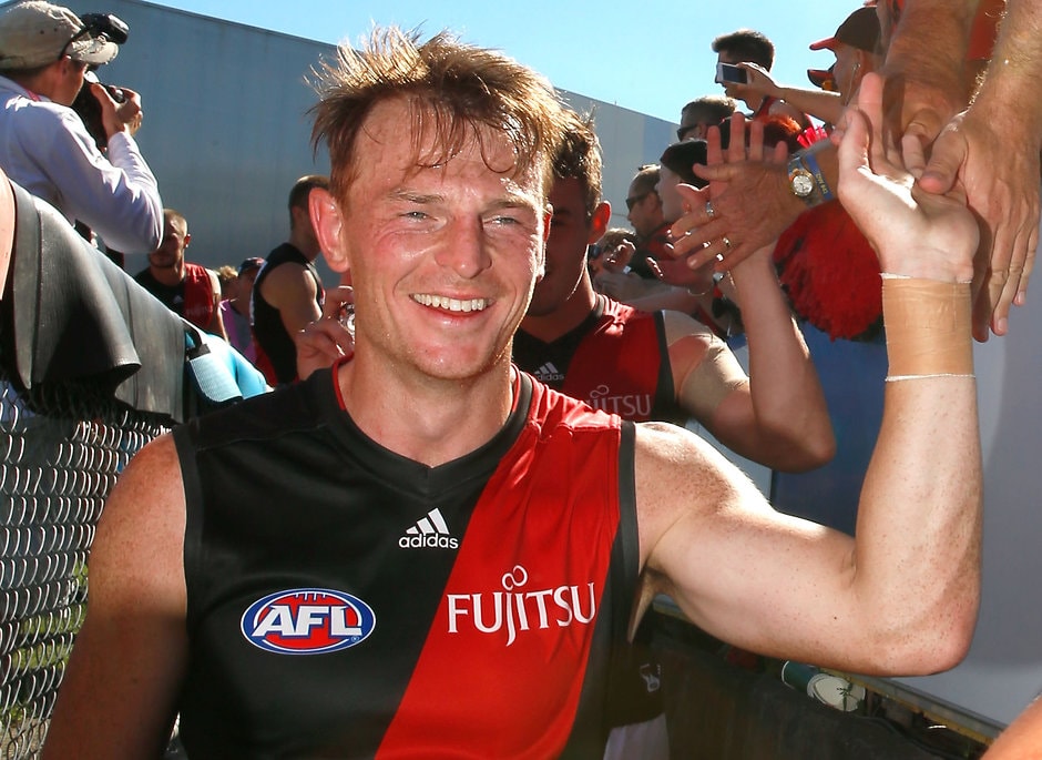 AFL 2016 NAB Challenge - Carlton v Essendon All smiles for Brendon Goddard after Essendon's NAB Challenge win over Carlton - ${keywords}